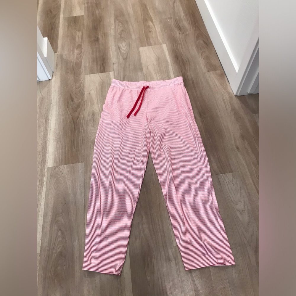 Women's Pink Striped Cozy Pajama Pants